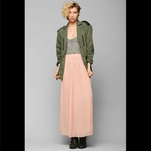 Sparkle & Fade Blush Pleated Skirt